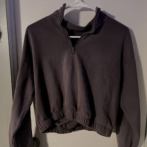 Pacsun cropped zip up